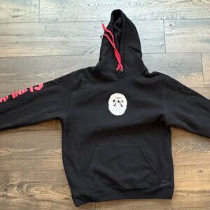 Shoe Palace x Friday The 13th Black Hooded Sweatshirt Jason Voorhees Size Large